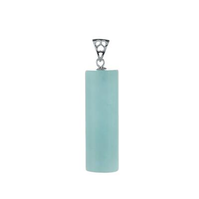 Aquamarine Pendant in Sterling Silver 30.55cts
