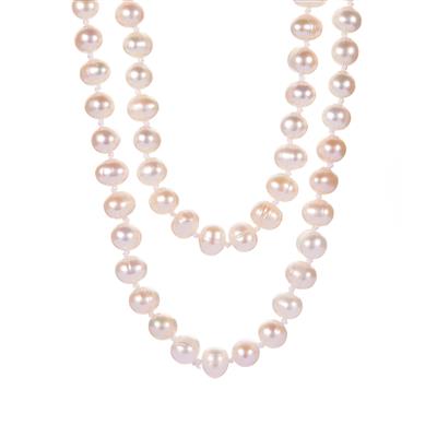 Kaori Cultured Pearl Endless Necklace (8mm x 6.5mm)