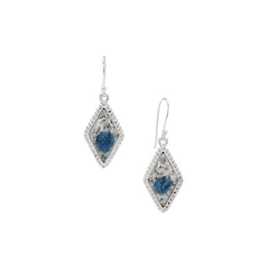 K2 Jasper Earrings in Sterling Silver14cts