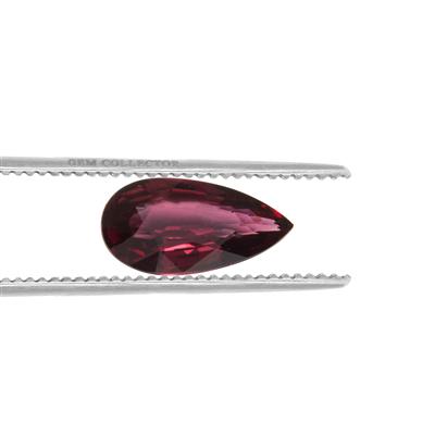 Unheated Mozambique Ruby 1.62cts
