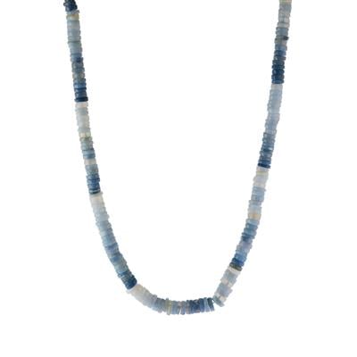 Blue Opal Necklace in Sterling Silver 123.75cts