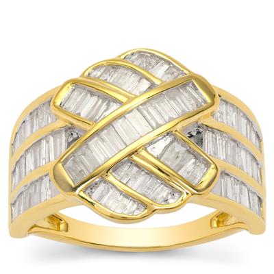 Diamond Ring in 9K Gold 1ct