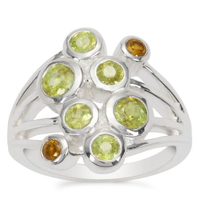 Ambilobe Sphene Ring in Sterling Silver 1.55cts