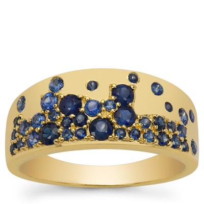 Thai Sapphire Ring in 9K Gold 1cts