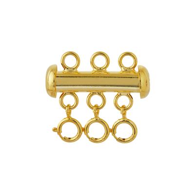 Clasp in Gold Tone Sterling Silver 1.80g