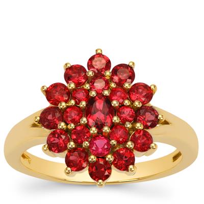 Burmese Red Spinel Ring in 9K Gold 1.40cts