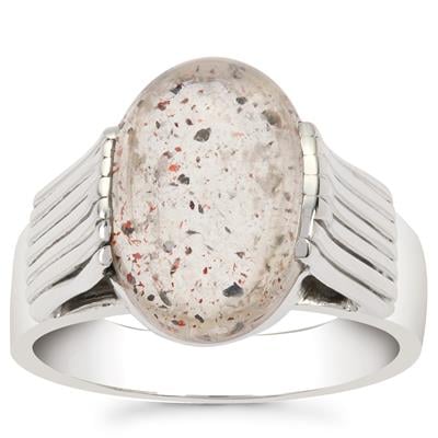 Super Seven Quartz Ring in Sterling Silver 6cts