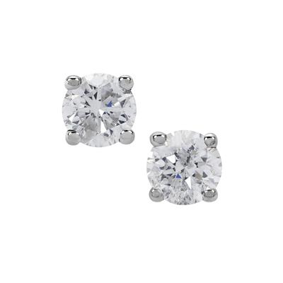 Diamonds Earrings in 9K Gold 0.53cts