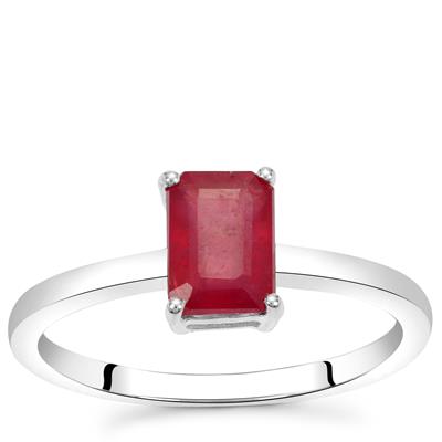 Malagasy Ruby Ring in Sterling Silver 1.50cts