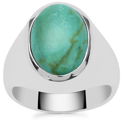 Lhasa Turquoise Ring in Sterling Silver 5cts