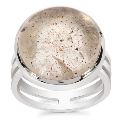 Super Seven Quartz Ring in Sterling Silver 12.50cts