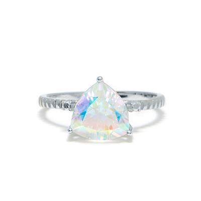 Mercury Mystic Topaz Ring in Sterling Silver 2.85cts