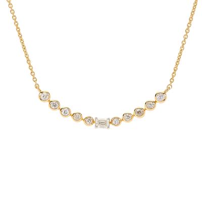Diamond Necklace in 18K Gold 0.25ct