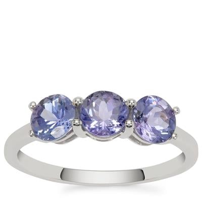 Tanzanite Ring in Sterling Silver 1.45cts