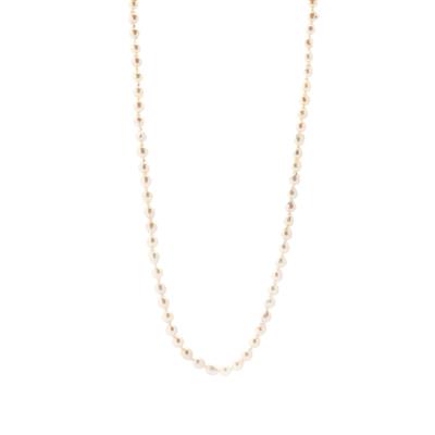 Akoya Cultured Pearl Necklace in Sterling Silver (6mm)