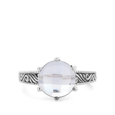 Golconda Quartz Ring in Sterling Silver 2.80cts
