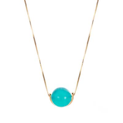 Amazonite Necklace in Sterling Silver 11.45cts