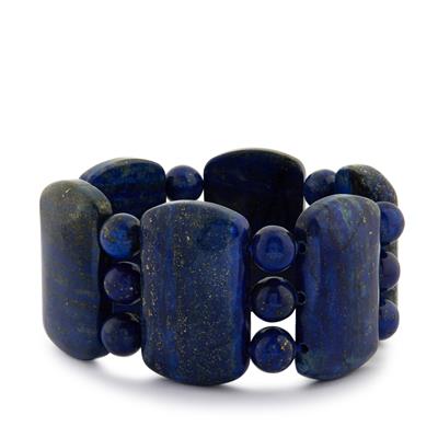 Lapis Lazuli Stretchable Bracelet 653cts 
