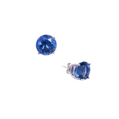 Colour Change Fluorite Earrings in Sterling Silver 8.92cts