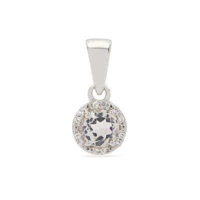 Marambaia Ice White Topaz Pendant in Sterling Silver 0.60cts 