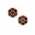 Purple Diamonds Earrings in 9K Gold 0.50ct