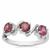 Rajasthan Garnet Ring in Sterling Silver 1.35cts