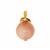 Nanhong Agate Pendant in Gold Tone Sterling Silver 19.50cts 