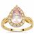 Idar Pink Morganite Ring  in 9K Gold 2.10cts
