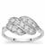 Flawless Diamonds Ring in 9K White Gold 0.51ct