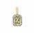 Csarite® Pendant with White Zircon in 9K Gold 1.85cts