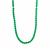 Green Agate Necklace in Gold Tone Sterling Silver 195cts 