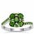 Chrome Diopside Ring in Sterling Silver 1.20cts
