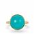 Amazonite Ring in Gold Tone Sterling Silver 7cts (F)