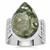 Rainforest Jasper Ring in Sterling Silver 9cts