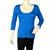 Destello Everyday Scoop Neck Jersey Modal 3/4 Sleeve Top (Choice of 8 Sizes)