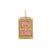 Australian Pink Opal Pendant with White Zircon in Gold Plated Sterling Silver 15.70cts