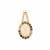 Coober Pedy Opal Pendant with Argyle Cognac Diamond in 9K Gold 0.90ct