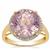 Mawi Kunzite Ring with Diamonds in 18K Gold 8.88cts