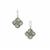 Aquaprase™ Earrings with White Zircon in Sterling Silver 6.70cts