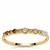 Ombre Champagne Diamonds Ring with White Diamonds in 9K Gold 0.34ct