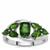 Chrome Diopside Ring in Sterling Silver 2.15cts