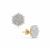 Diamond Earrings in 9K Gold 1cts