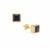 Thai Sapphire Earrings in Gold Plated Sterling Silver 1.85cts