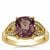 Burmese Spinel Ring with Diamonds in 18K Gold 3.45cts
