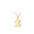 Letter 'Z' Pendant in 9K Gold