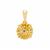 Lehrer Torus Diamantina Citrine Pendant with Champagne Diamond in 9K Gold 2.70cts