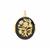 Ratanakiri Zircon Locket in Gold Flash Sterling Silver 1.60cts