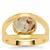 Aquaprase™ Ring in Gold Plated Sterling Silver 2.10cts