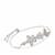 Ratanakiri White Zircon Slider Bracelet in Sterling Silver 3.40cts