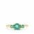 Zambian Emerald Ring in 9K Gold 1ct